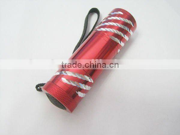 new arrival beautiful super bright aluminum 9 led light