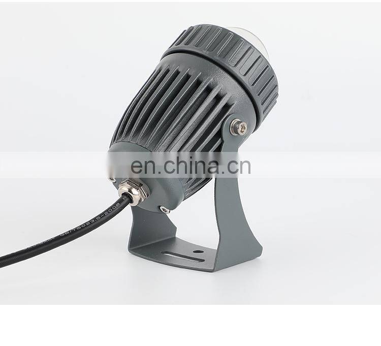 Outdoor ip66 Building Spotlight Long Range Small Angle Projection Lamp Dimmable RGB Flood Lights Narrow Beam