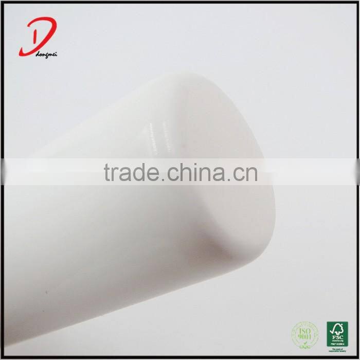 Personalized synthetic hair makeup powder brush,white wooden cosmetic brush