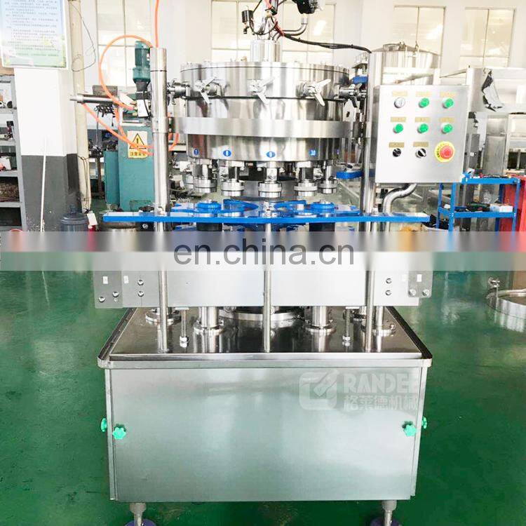 Automatic Aluminum Can Soda Water Washing Filling Sealing Machine Beverage Canning Line