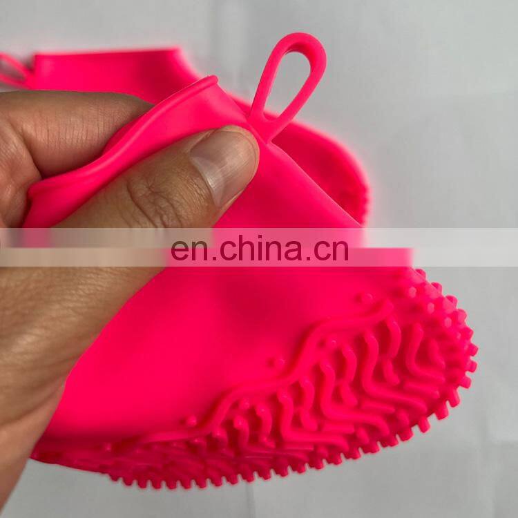 Amazon Top Sell Best Quality Unisex Reusable Shoes Protectors Waterproof Anti Slip Water Resistant Rain Silicone Shoes Covers