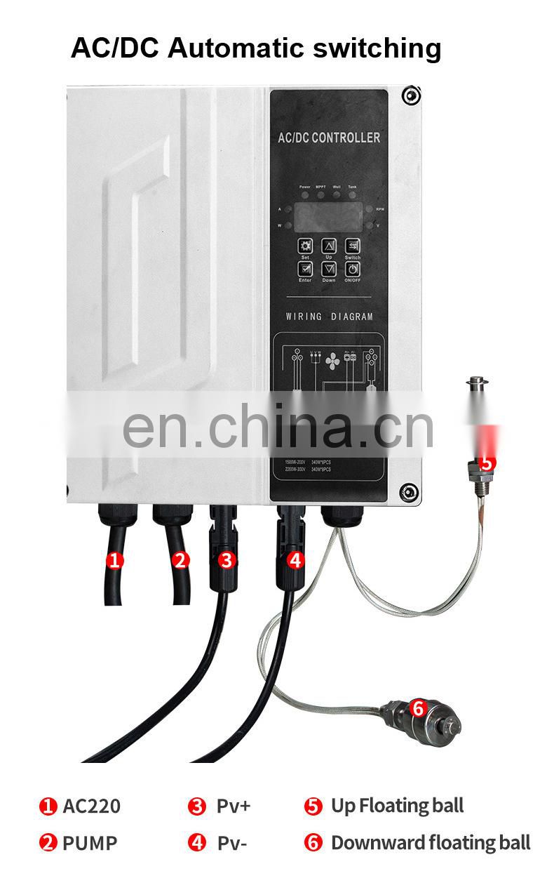 High Head Surface Water 2hp Solar Water Centrifugal Pump For Irrigation