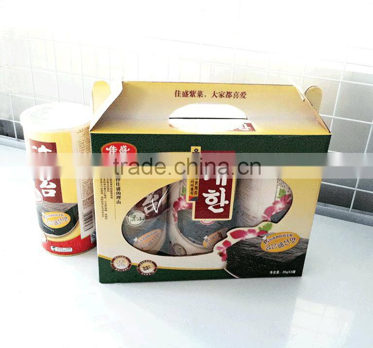 Gift packing Crispy Seasoned Spicy seaweed snack