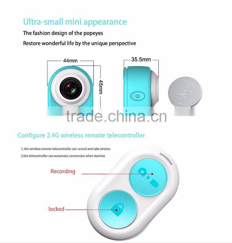 Mini Action Camera Wifi HD 1080P Outdoor Sport Camera With Remote Control