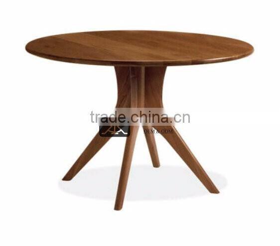 DT-089 Special Design Round Wood Furniture Dining Table
