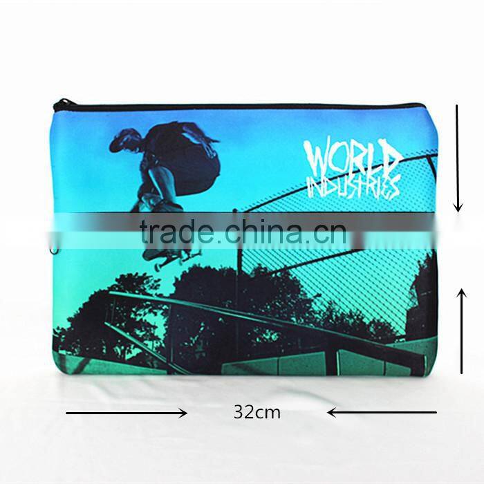 2014 new design. best selling pencil bags, colorful heat transfer printing, free samples