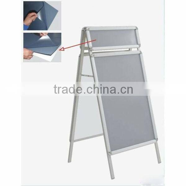 Double-sided Four exhibit A shape poster frame