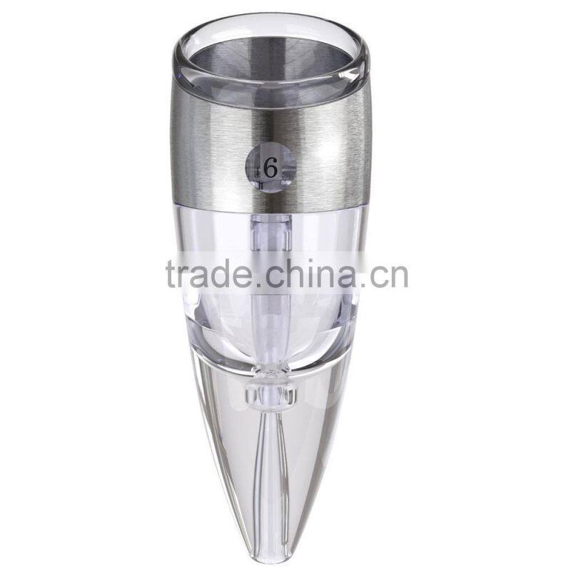 Adjustable Wine Aerator with Variable Speed Dial,7 Settings,Adjustable for Red or White Wine & Spirits