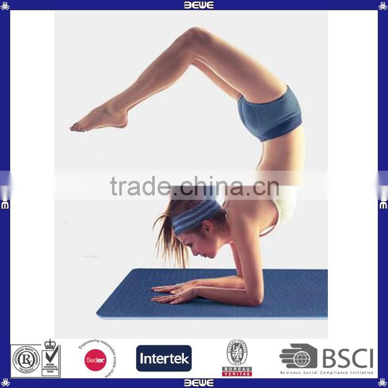Customized Print Natural Rubber Round Yoga Mat