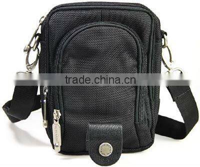 Waterproof Mens Shoulder Bag Patchwork Fabric