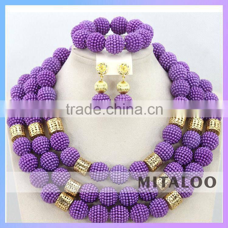 Mitaloo New Arrival Jewelry Set African Beads Jewelry Sets For Wedding Party MT0001