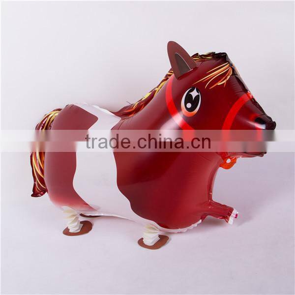 Hot sale EN71approved walking animal horse shaped balloon