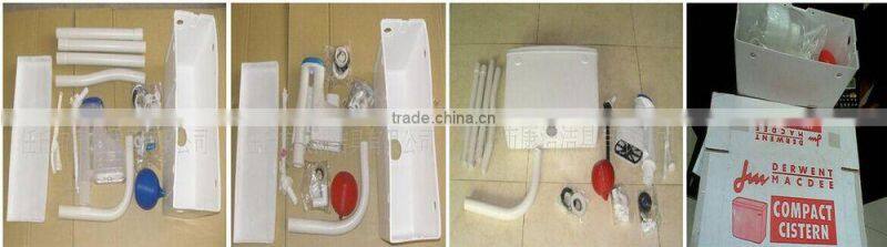9 L water PP toilet tank with hand lever