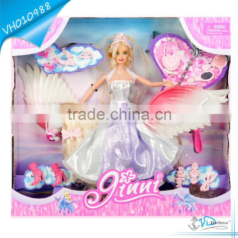 Barbie toys with Flying Horse