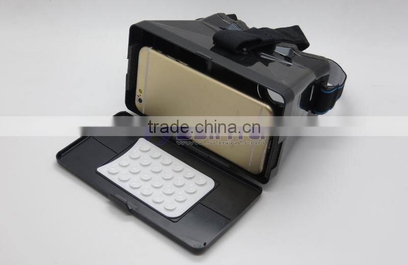 2 In 1 Google Virtual Reality 3D Glasses + Blutooth Controller For Smartphone Game Movie