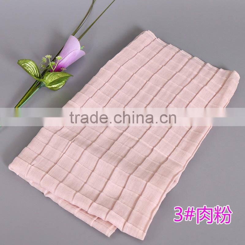 2016 Newest Check Pattern Embossed Plain Viscose Women Scarf