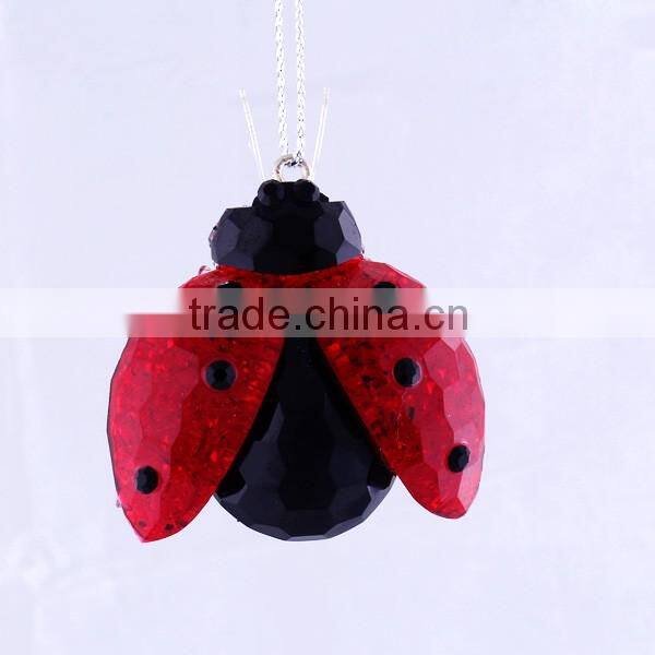 Small Size Ladybug with Opening Wings Ornament 01501013 new style indoor decoration