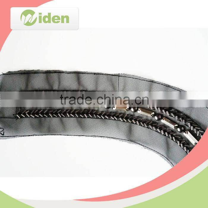 Trial order acceptable bridal guipure lace trim beaded lace trim