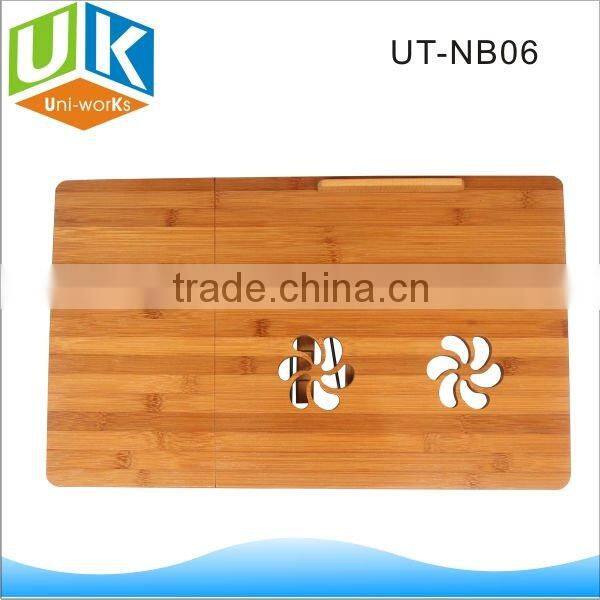 foldable bamboo notebook desk
