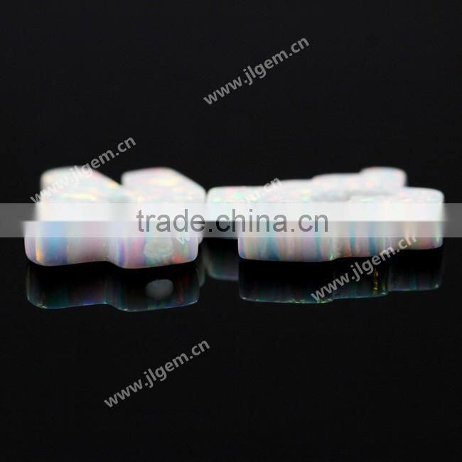 Hot Sales Aquarius Fire White/Blue Opal 78 Colors Optional Gemstone With 12 Horoscope Synthetic Opal