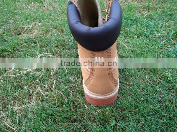 supply steel toe safety shoes wear-resisting protective shoe non slip leather safety boots wholesale work shoes