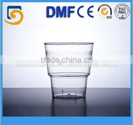 High transparency disposable cup plastic drinking water cup