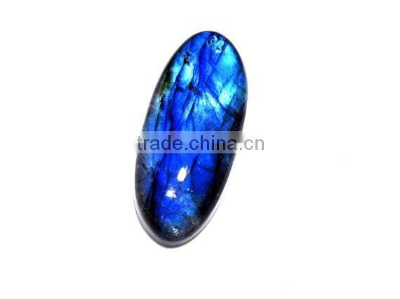 SUPERB QUALITY Natural Blue Flash Fire Labradorite Cabochon Oval Shape 16X38MM Approx Good Quality On Whole Sale Price