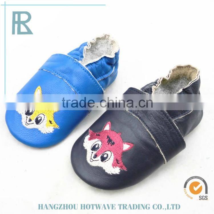 wholesale soft sole soft leather baby prewalker shoes