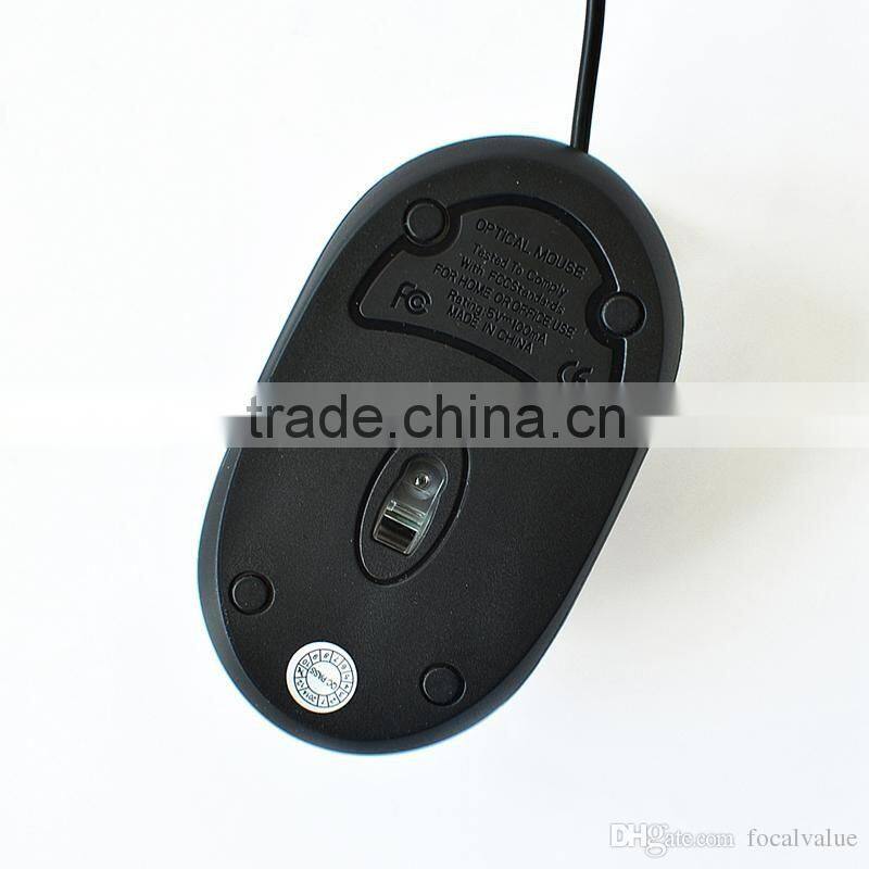 3D Optical Mini Wired USB Gaming Mouse Cheaptest Simple Style With Good Quality For Home OR Office Computer User Match