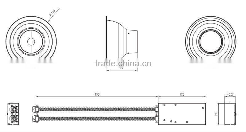 Made in china UL Energy star cob led downlight 30w recessed light