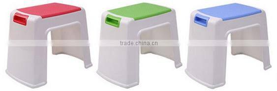 Hand-held colourful portable plastic stool(medium)