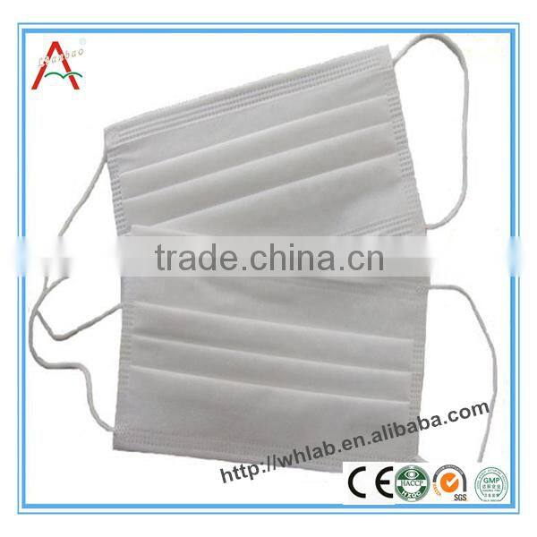 Disposable face mask for food service