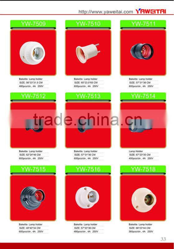 european Bakelite lamp holder YW-7511