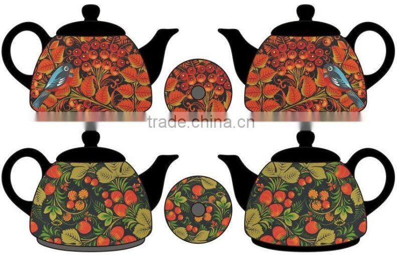 3.0L Electric Russian s/s Samovar CA-900G with ceramic teapot