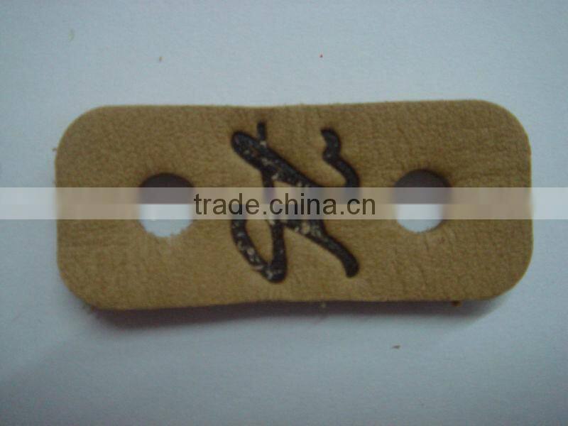 two holes leather stopper