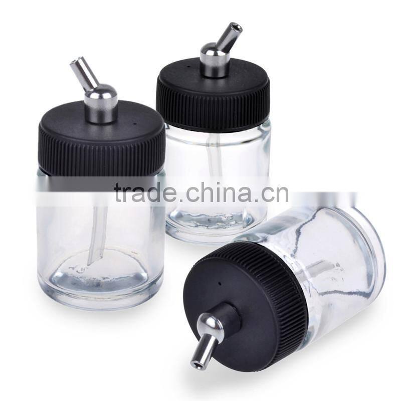 2pcs/lot Air Brush Glass Bottle Jar AS-41
