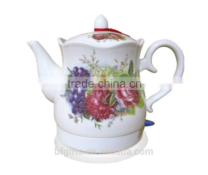 Hot selling ceramic electric custom design hotel kettles kitchen appliance with more healthy and safety customization