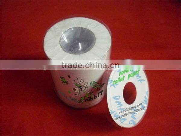 Standard Jumbo Roll Size Toilet Tissue Type Custom Printed Toilet Pape