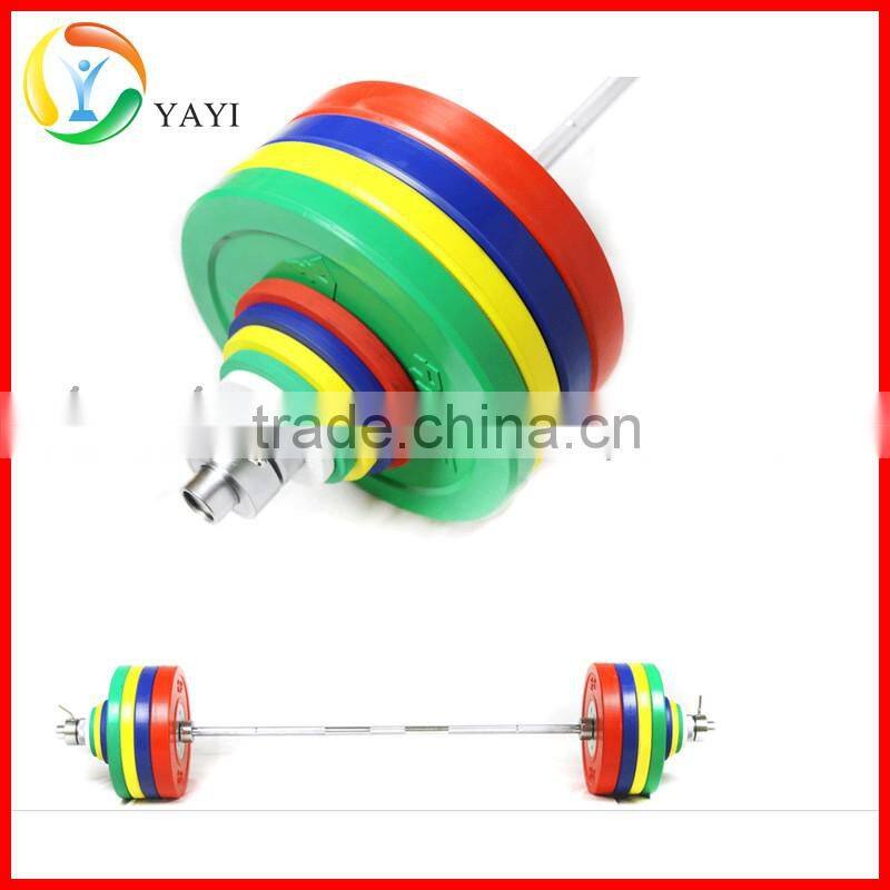 Crossfit Olympic Colored Rubber Bumper Weight Plate