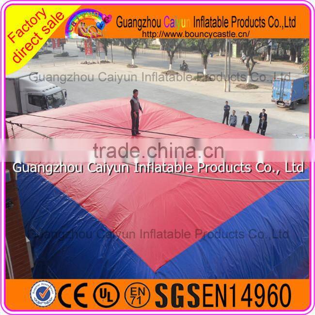 Exciting free fall air bag for sale, big jumping air bag for stunts