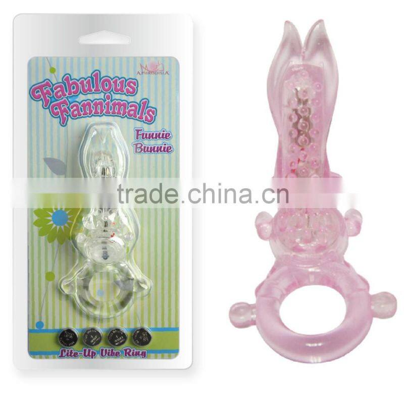 Rabbit vibrating cock ring for penis enlargement