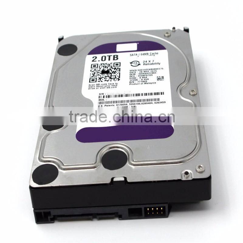 [New !!!2 Tb 3.5" Internal Hard Drive -SATA -cctv/dvr/nvr -7200rpm 64cahce hdd