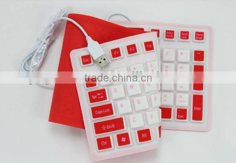mini flexible silicon keyboard
