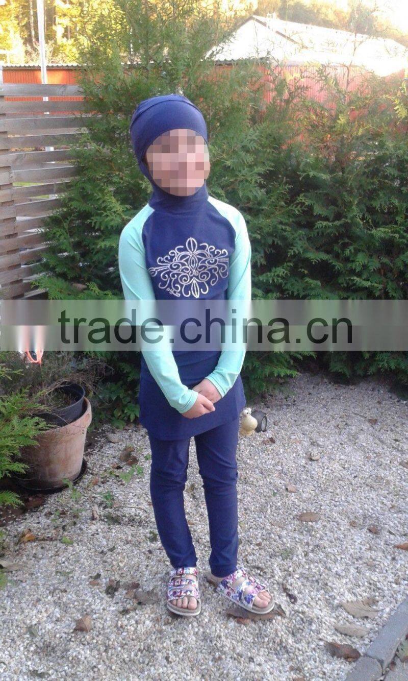 Mid-east Islamic clothes Swimwear Baby Dress