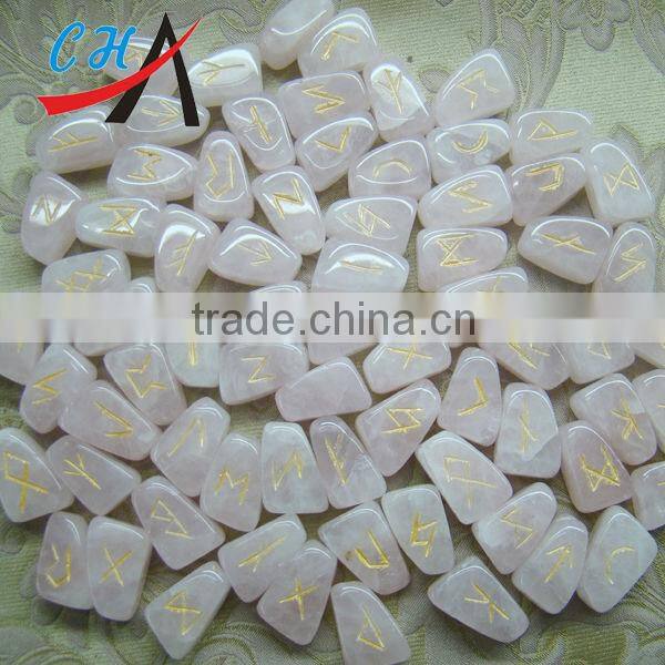 wholesale rose quatz runes set