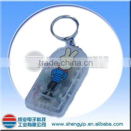 plastic keychain with cute cartoon images
