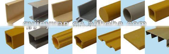 High quality pass ISO9001 FRP pultrusion fiberglass profile, frp profile/fiberglass support beam (Professional Manufacturer)