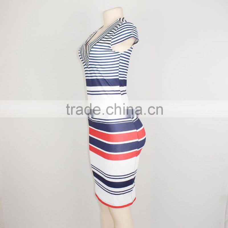 Alibaba china european dress design casual summer lady dress 2016