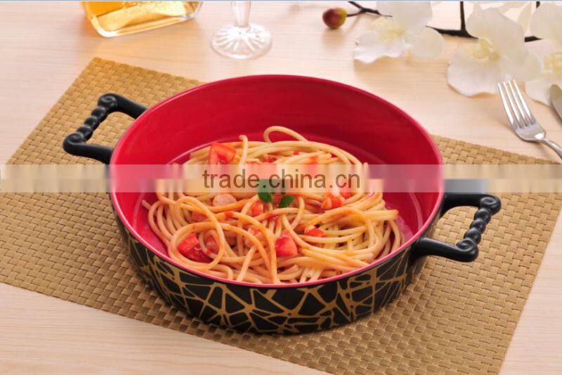 China Factory Ceramic Bakeware Baking Pan