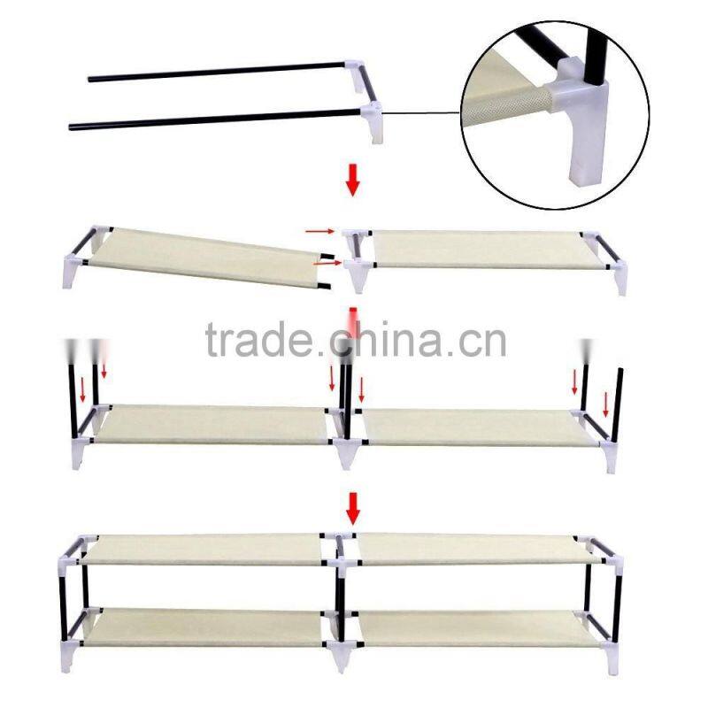 fashion waterproof and dustproof shoe rack wholesale